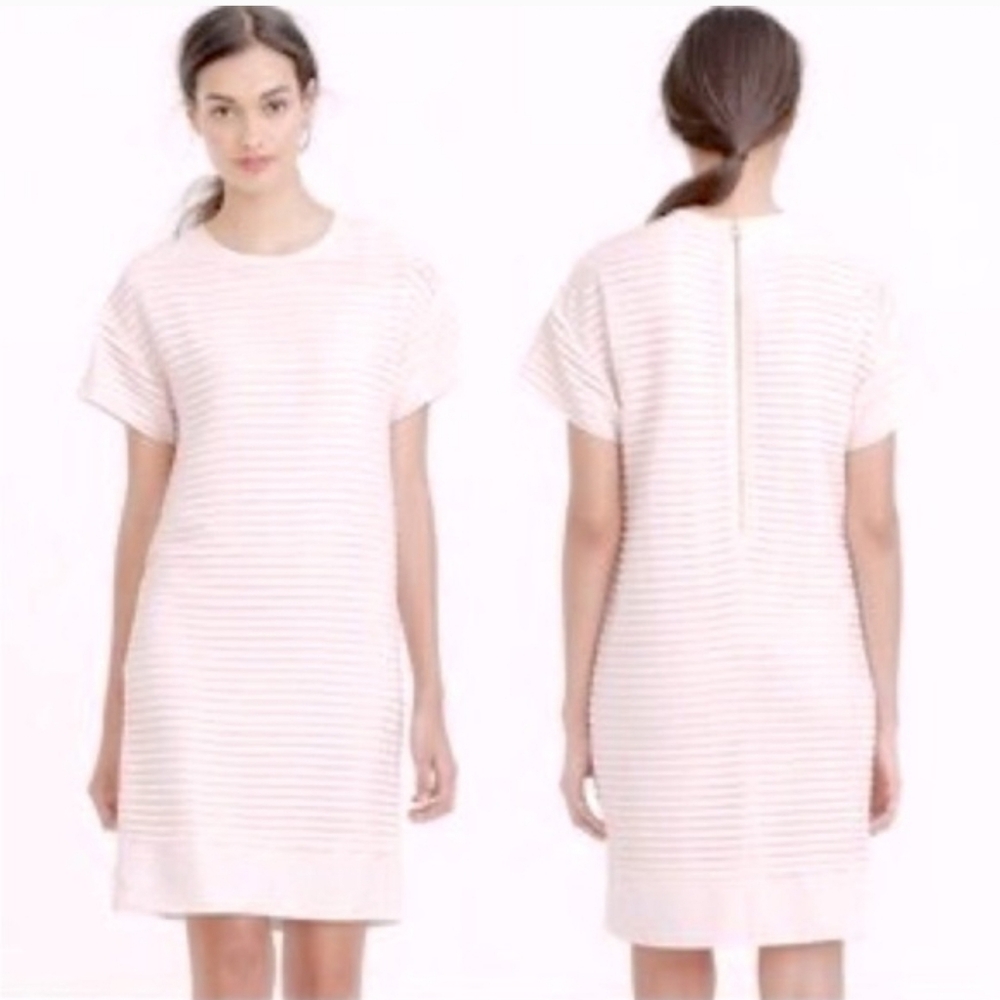 J.CREW Blush Pink Chiffon Shift Women Dress